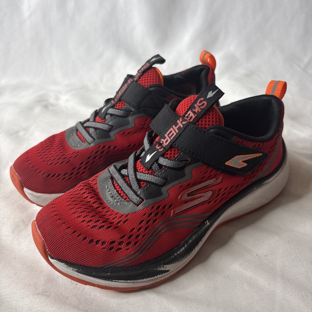 Skechers Boys Elite Sports Pro Sneakers Red Youth Size 1.5 Running